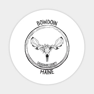 Bowdoin Maine Moose Magnet